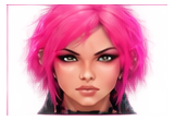 Pinky interactive portrait