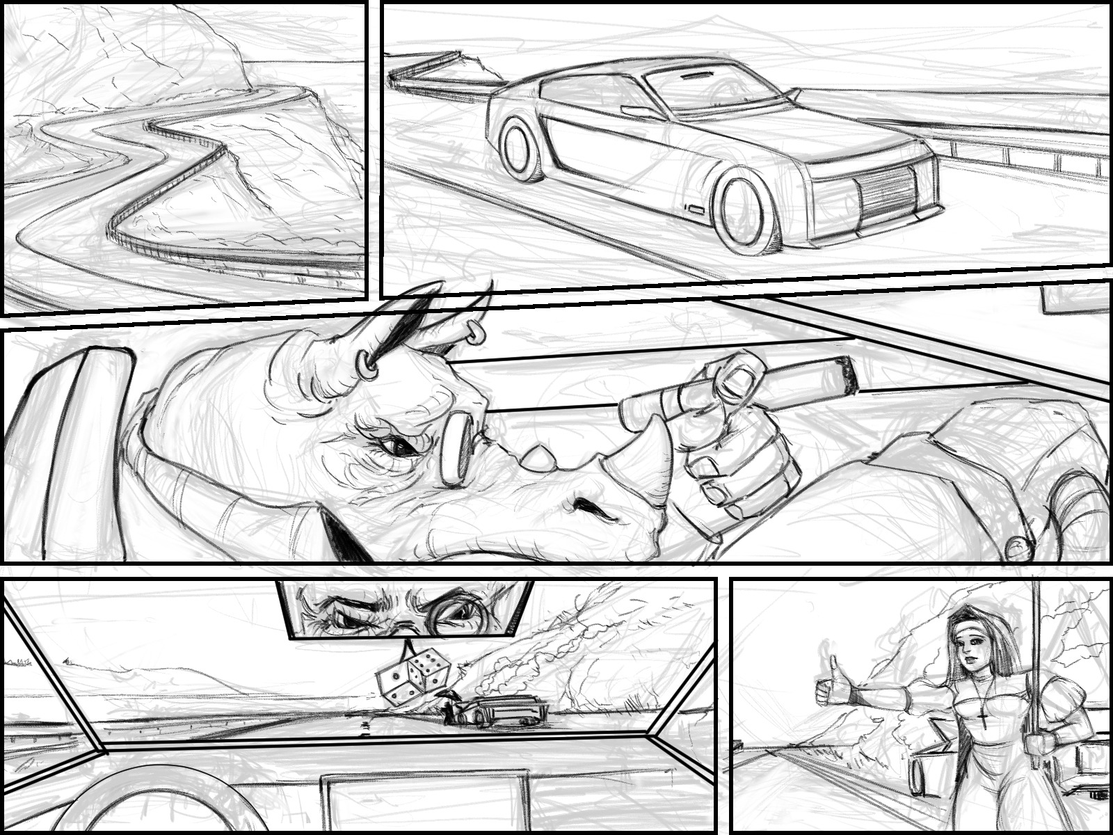 Stage 2: clean linework